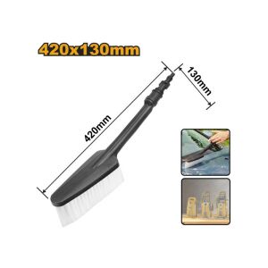 INGCO magasnyomású mosó kefe, 420 mm hosszú, fehér sörtékkel, autók és egyéb felületek tisztításához - INGCO