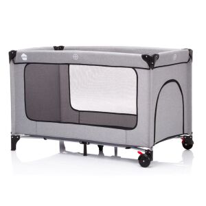 Fillikid utazóágy - Standard - kerekes melange szürke 4044-97 122936687 - Utazóágy és Kiegészítői