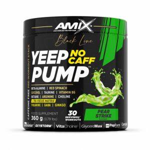 Amix Nutrition - Amix™ Black Line Yeep Pump No Caff 360g Pear Strike - Stimulánsmentes edzés előtti formula 120893499 - Amix Nutrition