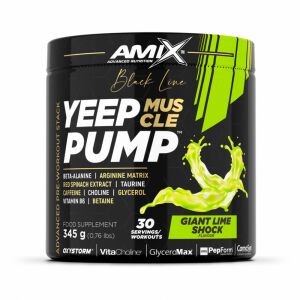 Amix Nutrition - Amix™ Black Line Yeep Pump 345g Giant Lime Shock - Stimuláns edzés előtti formula 120893500 - Amix Nutrition
