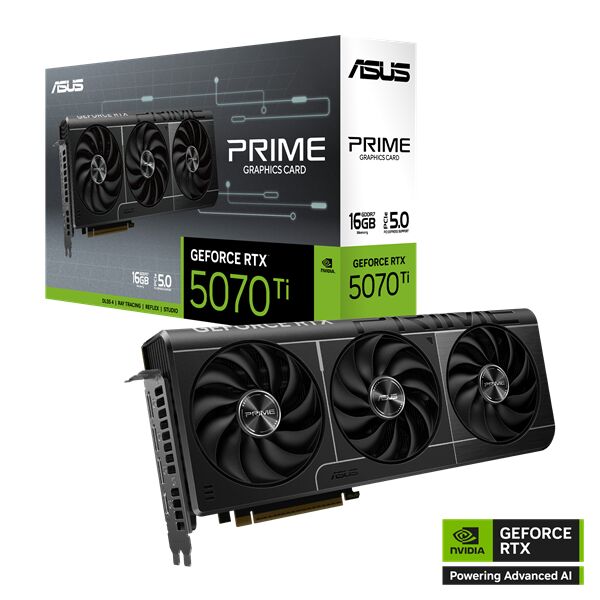 Asus Videokártya - nVidia PRIME-RTX5070TI-16G (16384MB, GDDR7, 25...