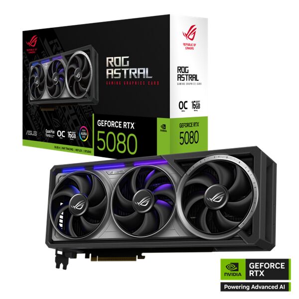 Asus Videokártya - nVidia ROG-ASTRAL-RTX5080-O16G-GAMING (16384MB...