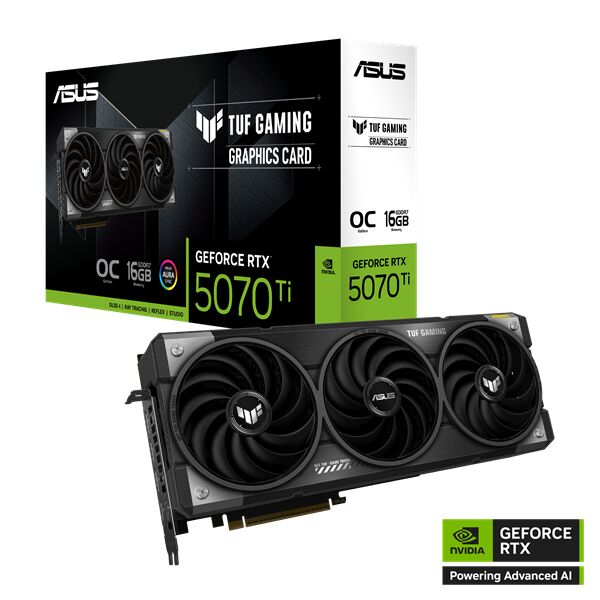 Asus Videokártya - nVidia TUF-RTX5070TI-O16G-GAMING (16384MB, GDD...