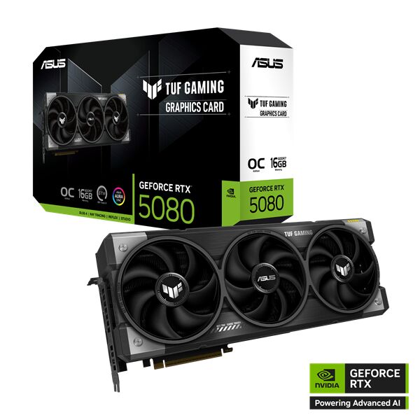 Asus Videokártya - nVidia TUF-RTX5080-O16G-GAMING (16384MB, GDDR7...