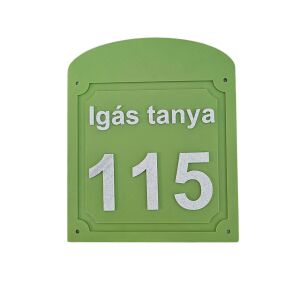 Egyedi Házszám tábla