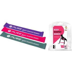 Pure 2 Improve Body Shaper Bands - 3 db-os női fitness és CrossFit edző gumi szett, többszínű 120895982 - Expander & Gumiszalag