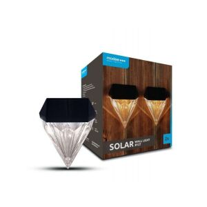 LED lámpatest szett , 2 darabos , napelemes , oldalfali , meleg fehér , kültéri , IP44 , Modee , WS127 120907983 - Modee