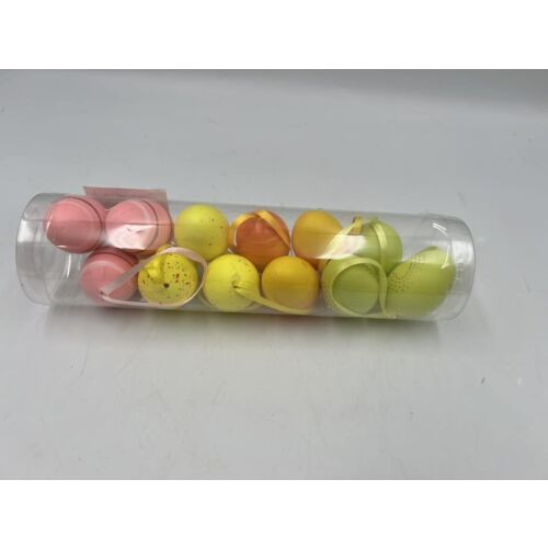 Műanyag tojás színes 4cm 12db-os 120914678