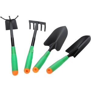 Set 4 Unelte de Gradina KipHome, pentru Plantare Prelucrare Sol si Ingrijire Plante, Material PVC si cardboard, 31.5 x 8.5 cm, verde 120917306 - Unelte de plantare