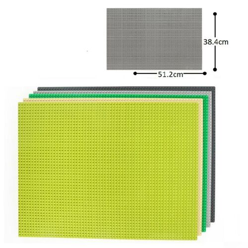 WANGE 8807 Építőkocka alaplap 48x64 bütyök - Bézs, Zöld, Szürke - WANGE