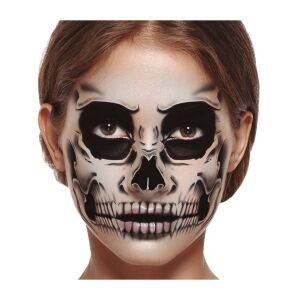 Koponya arctetoválás - 30 x 14 cm