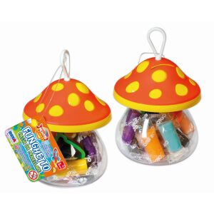 12 színű gyurmakészlet kiegészítőkkel gombában