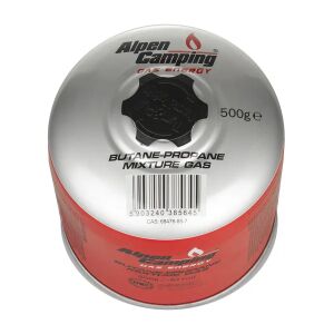 Alpen camping gázpatron 500g propán-bután 120936876 - Gázégő kiegészítő