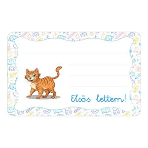 Cica ovis jellel öntapadós füzet cimke 120942784 - Füzetcímke