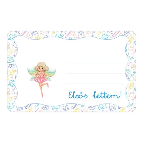 Tündér ovis jellel öntapadós füzet cimke