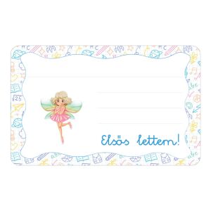 Tündér ovis jellel öntapadós füzet cimke 120942842 - Füzetcímke