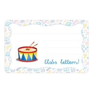 Dob ovis jellel öntapadós füzet cimke 120942887 - Füzetcímke