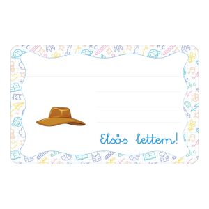 Kalap ovis jellel öntapadós füzet cimke 120942888 - Füzetcímke