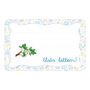 Faág ovis jellel öntapadós füzet cimke 120942889 - Füzetcímke