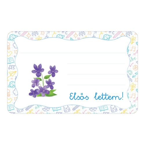 Ibolya ovis jellel öntapadós füzet cimke 120942900