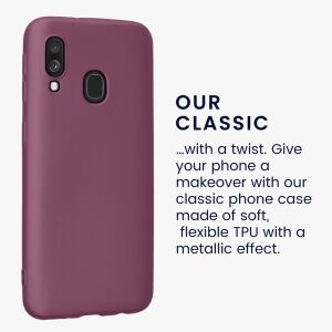 Etui na telefon Kwmobile silikonowe do Samsung Galaxy A40 w kolorze fioletowym - Kwmobile Kontakty telefoniczne