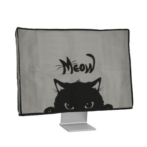Husa Kwmobile pentru monitor de 31-32 inch, Gri/Negru, Plastic, KWM000008YG009C 120945301 - Филтър за наблюдение