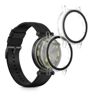 Kwmobile 2-pak przezroczysty futerał do smartwatcha Huawei Watch GT 4 41mm, ze szkłem hartowanym - Etui do inteligentnych zegarków