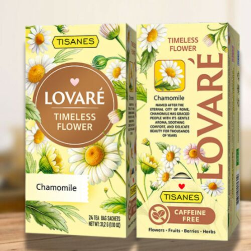 Lovaré Időtlen Virág Kamilla Gyógytea, 24 tea filter, koffeinmentes - Kamilla tea
