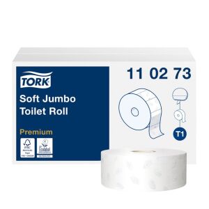 Tork T1 Jumbo Premium Soft toalettpapír tekercs csomagolással - WC-papír
