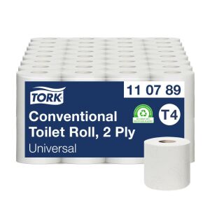 Tork Universal T4 2 rétegű toalettpapír, 8 csomagos karton - Tork