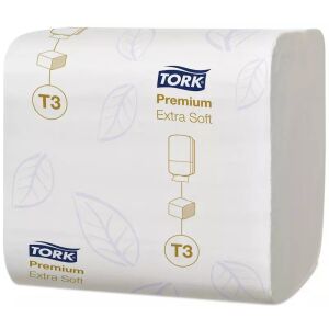 Tork Extra Soft hajtogatott toalettpapír T3, prémium minőség - Tork