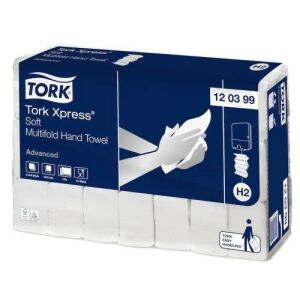 Tork Xpress H2 Advanced Soft Multifold kéztörlő, 21 csomag - Tork