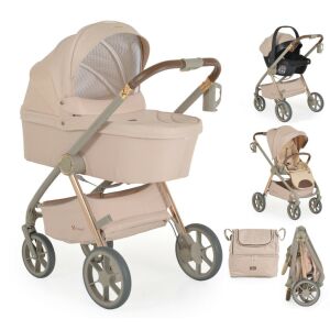 Cangaroo Unique 3:1 multifunkciós babakocsi 22kg-ig - Beige