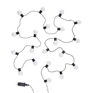 SUNSET kültéri égősor fehér izzókkal, 380 cm hosszú - Nonbrand Fényfüzér