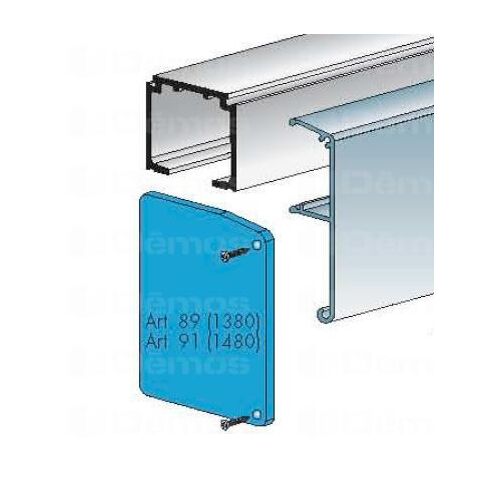 TERNO C.89/A/2 Tolóajtó szerelvény oldalsó fedlapok (pár)