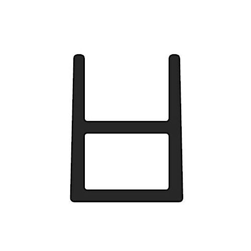 TERNO alsó rögzítő profil alumínium 1m 1740/A