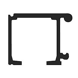 TERNO Alumínium Felső Vezető Profil - 1700/G - 2m 120951642 - Terno