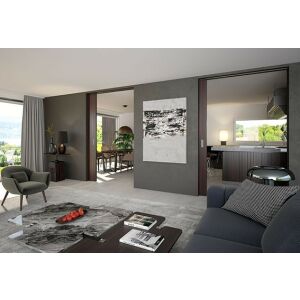 HAWA Junior 80/B-Pocket tolóajtó vasalat modern nappaliban - Tolóajtó szerelvény