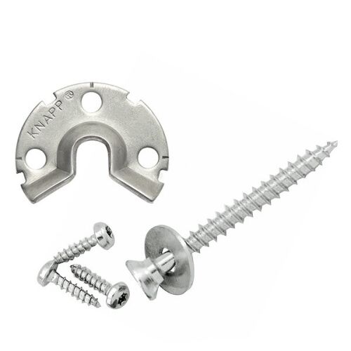 KNAPP K120 UNO 30 Rozsdamentes Acél Összekötő - Bútor Szerelés 120952698