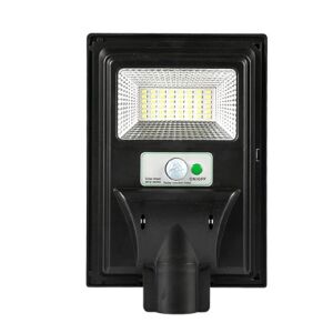 Lampa solara stradala Flippy, cu telecomanda, senzor de miscare si lumina, suport prindere, 48 LED-uri, IP65, ABS, 5AH, 50W, temperatura culoare 6500K, 28.5x18.8x5 cm, autonomie 10-12 ore, ne 120955154 - Lămpi stradale