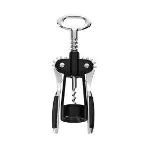 JACK O´WINE dugóhúzó, bornyitó, palacknyitó, boros palacknyitó, fekete és ezüst, fém, könnyen használható - Báreszköz