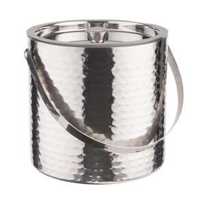 ON ICE márkájú jégvödör fedővel és fogantyúval, rozsdamentes acélból - Báreszköz