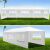 Italform 3x9m white garden gazebo with sidewalls on grass