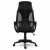 Praga black mesh ergonomic office chair back view