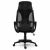 Praga black mesh ergonomic office chair back view