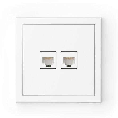 Zásuvka Commel RJ45, CAT6 zapustená biela 120977842