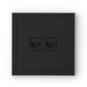 Priză Commel RJ45, CAT6 încastrat negru 120977845 - Echipamente electrice