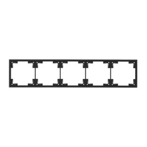 Commel cinci cadru negru 120977849 - Rame pentru întrerupătoare
