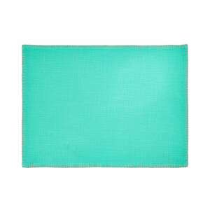 FINCA türkiz teríték alátét, 35x47 cm, közelről - Tányéralátét