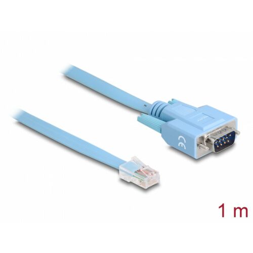 Delock RS-232 DB9 tip adaptor masculin - 1 x RS-232 RJ45 serial masculin 1 m (63353) 120981481